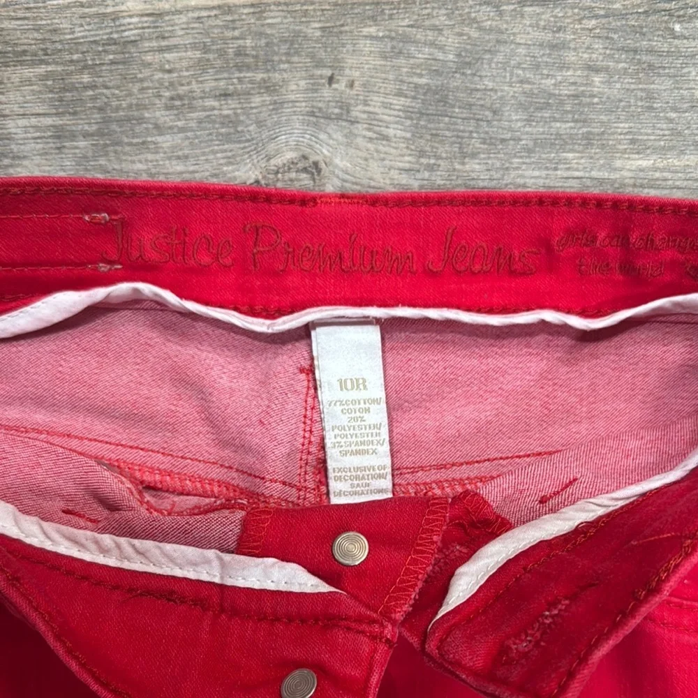 Justice Red Kids Shorts​